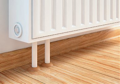 For lavt placerede radiatorrør & Om slibning omkring radiatorrør